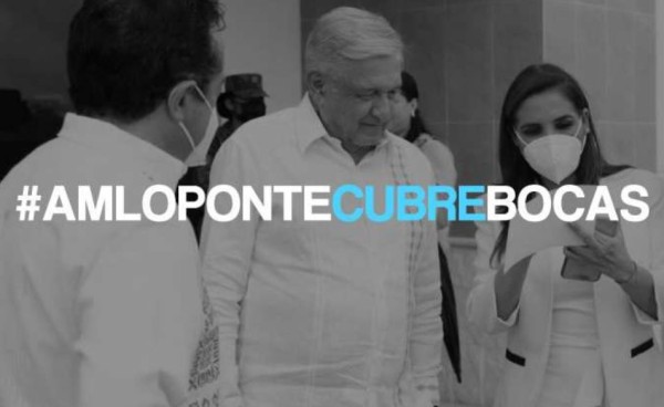 El diputado federal Carlos Castaños impulsa esa iniciativa. Foto tomada de amlopontecubrebocas.com
