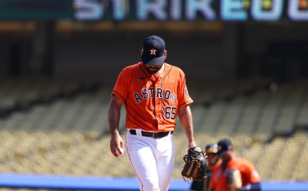 Complicada salida de José Urquidy en derrota de Astros ante Atléticos