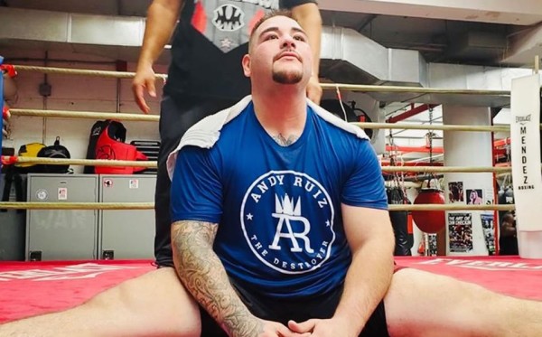 El mexicoamericano Andy Ruiz se entrena con la gente de Saúl Canelo Álvarez.