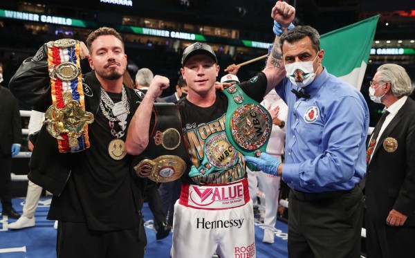Saúl Canelo Álvarez ahora va ante Billy Joe Saunders.