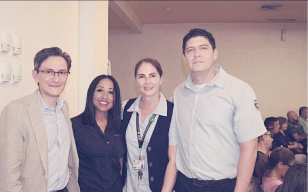 Iván Guerra, Mónica Rodríguez, Angélica Vázquez y Daniel Osuna.