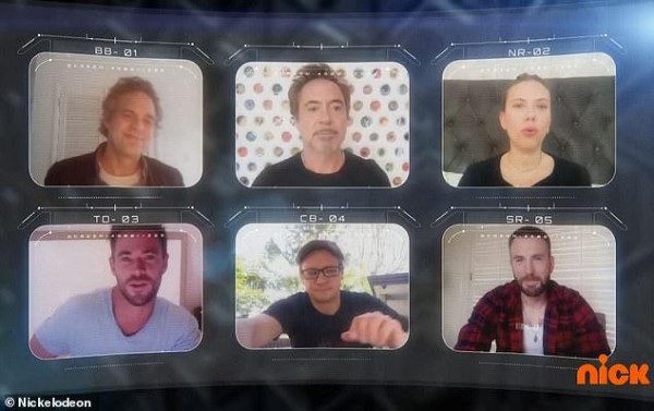 Elenco de Avengers: Endgame se reúne virtualmente para los Kids ‘Choice Awards de Nickelodeon