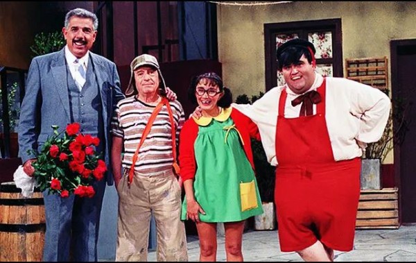 El Profesor Jirafales, El Chavo, La Chilindrina y Ñoño. Foto: Tomada de vanguardia.com