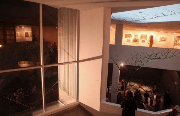Apertura de la exposición La retórica de lo imaginable. Tres artistas en la GAALS.