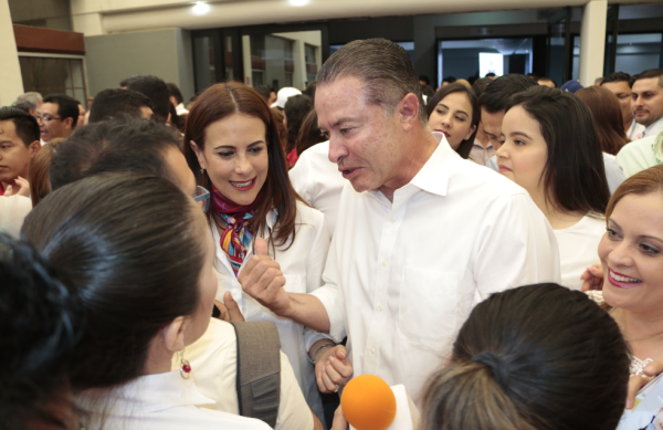 Los priistas cerraron filas en torno al Gobernador Quirino Ordaz Coppel.