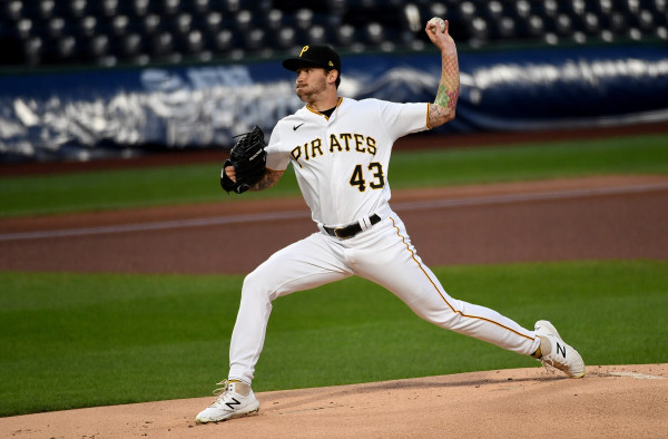 Steven Brault se ha visto dominante en el último par de aperturas por los Piratas de Pittsburgh. (Twitter @MLBONFOX)