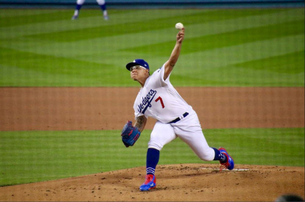Julio Urías, con las manos vacías en derrota de Dodgers