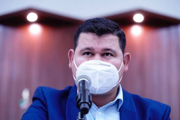 Diputado Jesús Ramón Monreal Cázarez, en una de sus participaciones en tribuna.