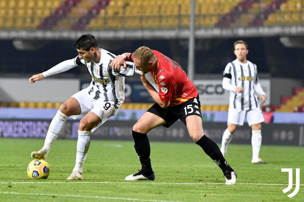 Álvaro Morata fue el autor del gol de la Juventus.