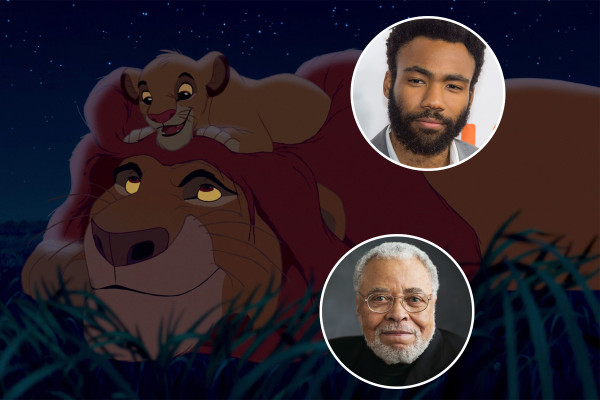Donald Glover y James Earl Jones son los primeros actores destapados del elenco de El Rey León.