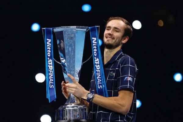 El ruso Daniil Medvedev se coronó en el Torneo de Maestros.