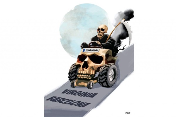 Muerte sobre ruedas