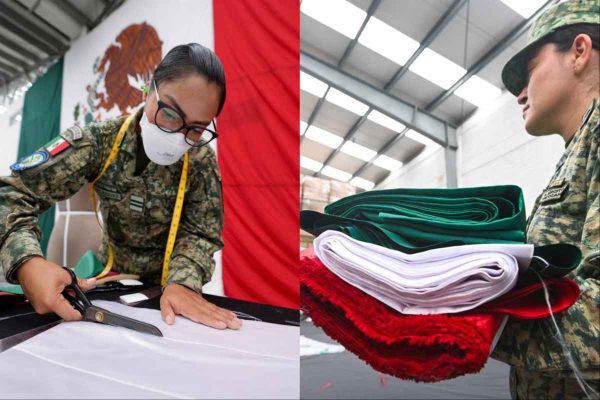 $!Fotos: así se confeccionó la banda presidencial que Sheinbaum usará en su primer Grito de Independencia