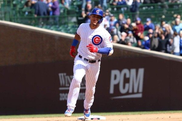 Willson Contreras conecta dos jonrones. (Foto: Twitter @cachorros)