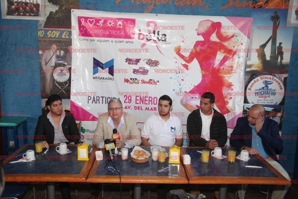 Invitan a participar a la Carrera Rosa