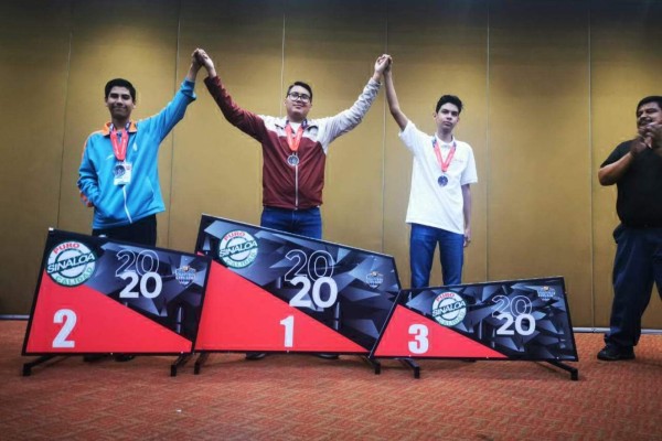 Juan David Ramírez Vizcarra gana el primer lugar de la categoría 2002-2003.