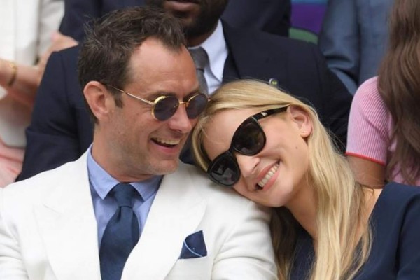 Jude Law y Phillipa Coan.