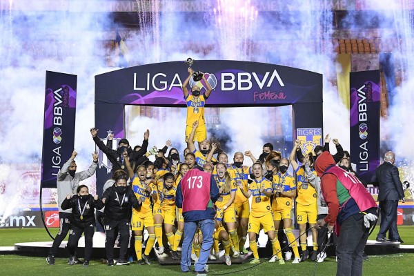 Tigres de la UANL Femenil es el equipo con más campeonatos de la Liga MX Femenil.