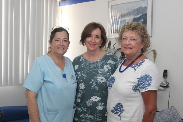 Adriana Carrillo y Amaya Peña, directora administrativa y presidenta del patronato de Hospice.