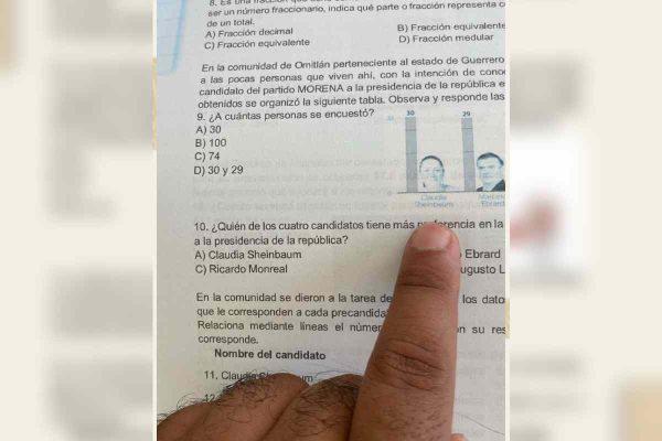 $!SEP Veracruz usa propaganda oficial y de Morena en la guía de estudios para la Olimpiada de Conocimiento