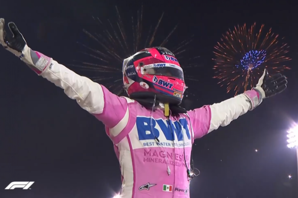 'Checo' Pérez se corona campeón en el Gran Premio de Sakhir