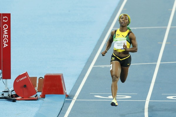 La jamaicana Shelly-Ann Fraser-Pryce.