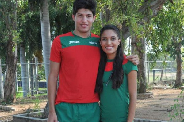 Iza Flores y César Ramírez, a pulir su zancada en el tartán