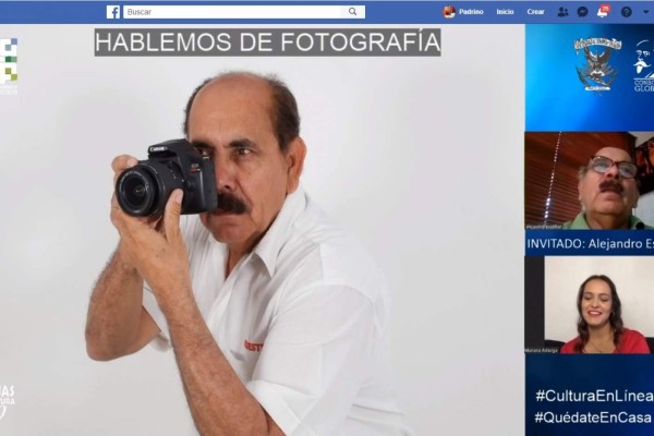 Alejandro Escobar durante la charla.