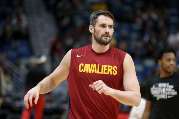 Kevin Love es uno de los que ya entrenó desde el viernes.