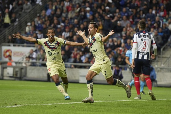 América vence por 1-0 a Rayados.