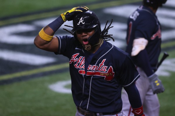 Los Bravos de Atlanta repitieron victoria sobre los Dodgers de Los Ángeles. (Twitter @Braves)