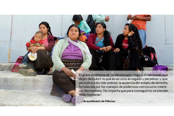 La Iglesia reconoció que el sureste del país padece rezagos ancestrales que se acentúan con el tiempo y ante la indolencia de los gobiernos.