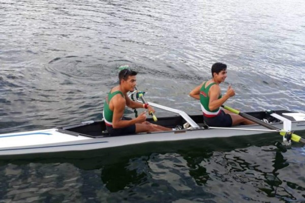 Gana México oro en remo varonil en Barranquilla 2018