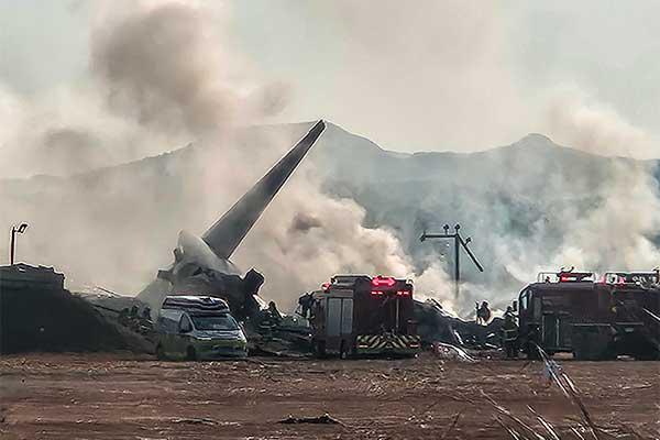 Accidente aéreo en Corea del Sur dejaría 179 muertos; solo dos pasajeros sobreviven