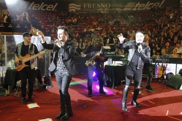 Río Roma durante su presentación en el Palenque de Culiacán.