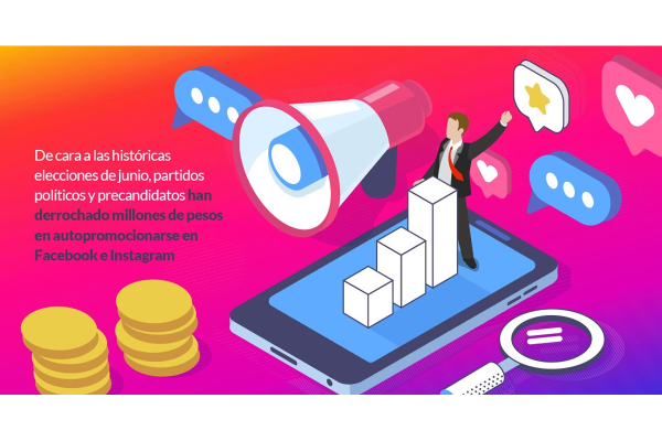 Partidos y políticos derrochan millones en Facebook e Instagram