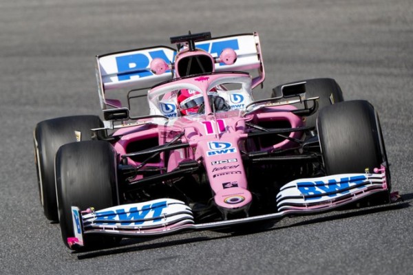 Sergio Checo Pérez anda de malas. Foto: Twitter @RacingPointF1