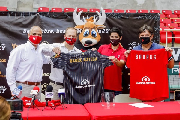 Venados de Mazatlán destapa uniforme conmemorativo de la alianza con Banco Azteca.
