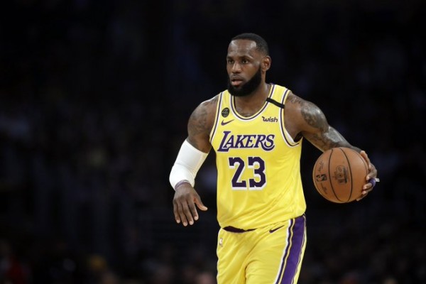 LeBron James, jugador de los Lakers. Foto: Twitter @KingJames