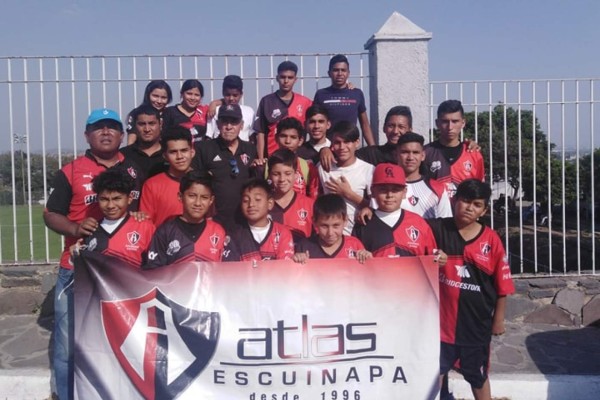 Los elementos de Atlas Escuinapa en las instalaciones del CECAF.