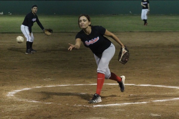 Bárbara Rodríguez sacó a relucir su experiencia en la lomita.