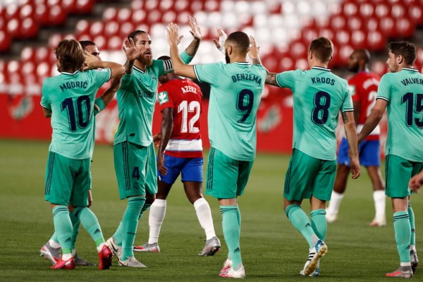 Real Madrid quedó a dos puntos de quedarse con el título de LaLiga. (Twitter @realmadrid)
