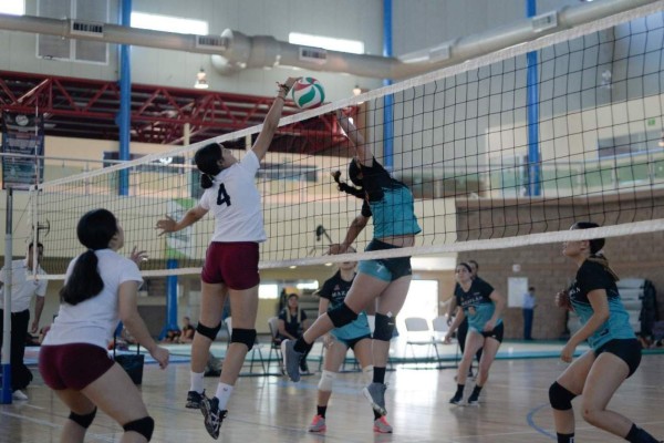 El voleibol de sala arrancó a buen ritmo.