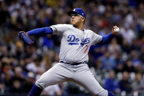 Julio César Urías se siente contento con lo realizado con Dodgers.