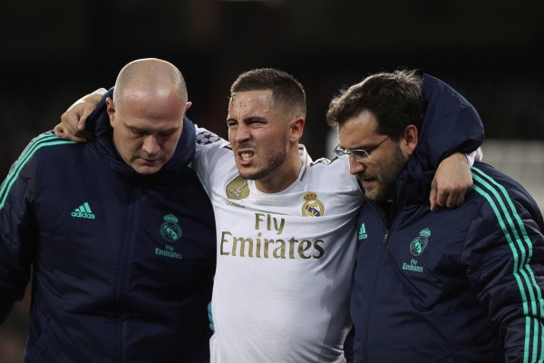 Eden Hazard presenta una lesión en la pierna derecha. (Foto: Twitter @SC_ESPN)