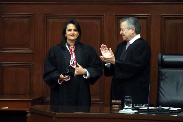 Margarita Ríos-Farjat asume como ministra de la SCJN