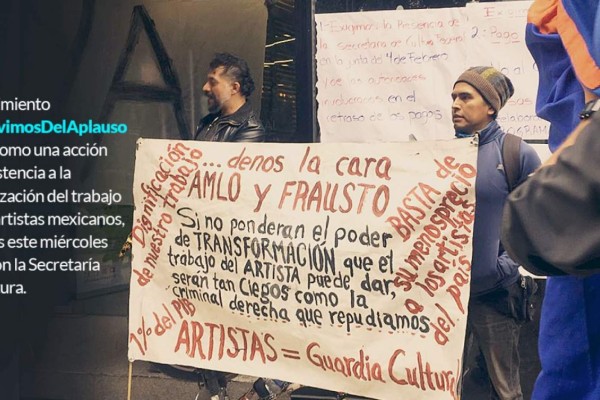 Abril Cal y Mayor, integrante del movimiento #NoVivimosDelAplauso
