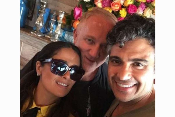 SALMA HAYEK se encuentra con Jaime Camil