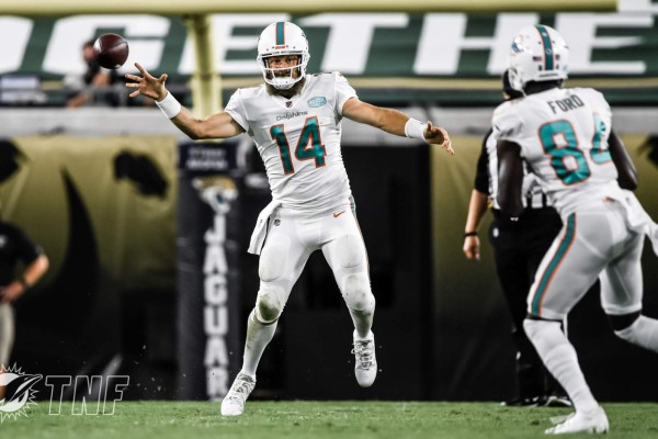Los Dolphins se quedaron con su primera victoria del año. (Twitter @MiamiDolphins)