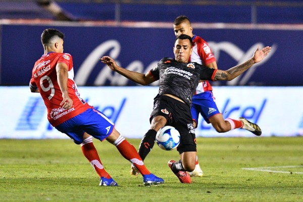 Atlético de San Luis y Xolos igualan 2-2. Foto: Twitter @Xolos